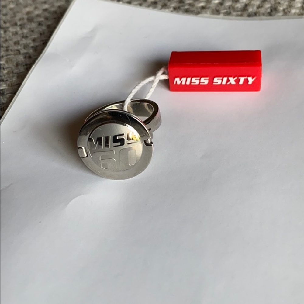 MISS SIXTY STAINLESS STEEL RING - Picture 4 of 4